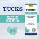 Tucks Triple Relief Hemorrhoidal Cream, Maximum Strength Pain Relief from Burning, Itching and Discomfort, with Witch Hazel, Treatment, Brand Used by Hospitals, 0.9oz. (26g)