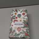 100Pcs Christmas Napkins, Christmas Paper Napkins Disposable Xmas Guest Paper Napkins for Decoupage Bathroom Table Lunch Dinner Home Kitchen Party Decorations