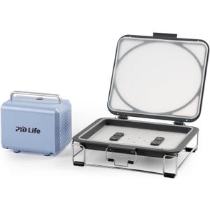 PYD Life Sublimation Oven Machine 25 L Accessories 3D Vacuum Sublimation Tray and Pump Set 80 W for Sublimation Blanks Phone Cases,Plates,Photo Slates,Ornaments Printing