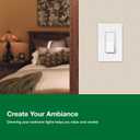 Lutron Diva LED+ Dimmer Light Switch for Dimmable LED, Halogen, and Incandescent Bulbs, 150 Watt, Single-Pole or 3-Way, DVCL-153P-BL, Black