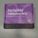 Invisible Strapless Sticky Bra Push up for Women, Ultra Adhesive Bra for Backless Dress, Cleavage Bra Lift Novelty Bras (A Cup, Light Beige)