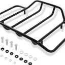Trunk Tour Pack Luggage Rack for Harley Electra Road Glide CVO Street King Ultra Limited 2014-up Black
