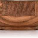 Kimona Decorative Bowl Acacia Wood Centerpiece Bowls for Home Decor, Natural Bowl for Coffee Table (8"x 8"x 3")