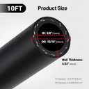 EVIL ENERGY 5/8" Heater Hose Coolant Radiator Straight 100PSI SAE 20R3 10FT Black