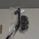 Greatever Dry Snorkel Set,Panoramic Wide View Anti-Fog Scuba Diving Mask,Professional Snorkeling Gear for Adults Kids (Large, Black)