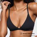 INLYRIC Women's Unlined Triangle Bralette (S)