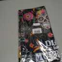 2 x 3pcs Day of The Dead Party Tablecloth, Mexican Dia De Los Muertos Table Cover Halloween Sugar Skull Floral Table Cover Fiesta Plastic Tablecloth for Party Decorations Supplies