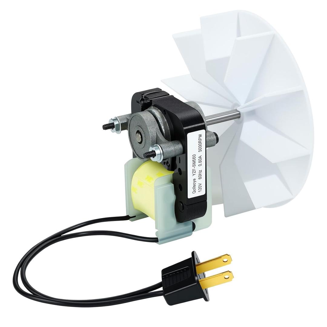 Universal Bathroom Exhaust Fan Motor Kit - 120V 50CFM for Nu-Tone & Br-oan, Bathroom Vent Fan with Blower Wheel, Third Generation, Enhanced Performance