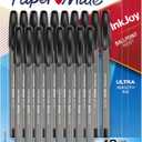 Paper Mate InkJoy 100ST Ballpoint Pens, Medium Point (1.0mm), Black, 18 Count