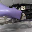 Dog Clippers Grooming Kit, 4 in 1 Quiet Cordless Dog Paw Trimmer & Nail Grinder, Small Cat Clippers Electric Rechargeable Low Noise Pet Shaver for Trimming Hair on Paw Eye Ear Face (Purple)