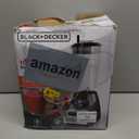 BLACK+DECKER Crush Master Blender, 10-Speeds with Stainless Steel Blades, Black, BL2010BP