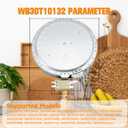 WB30T10132 WB30T10128 Element Radiant Replacement for GE Oven Range Stove Cooktop Replace 1536600 AP4416172 AH2321566 EA2321566 PS2321566 by Funmit (1 Pack)