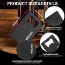 Lady&Home Bottle Opener,7Pcs Groomsmen Bottle Opener Stainless Steel Credit Card Size Bottle Opener for Wedding Party Groomsmen Gifts (Suit-Bold)