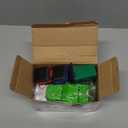 Small Friction Powered Garbage Truck Toys Set, Includes Front Load Dumpster, 4 Trash Bins and Trash Learning Cards for Kids