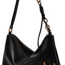 Small Shoulder bag For Women Soft Vegan Leather Handbag Cute Hobo Purse Crossbody with Adjustable Strap