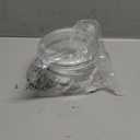 OGGI Clear Canister Airtight 28oz - Clamp Lid & Spoon - Airtight Food Storage Containers, Ideal for Kitchen & Pantry Storage of Bulk, Dry Food Including Flour, Sugar, Coffee, Rice, Tea, Spices & Herbs