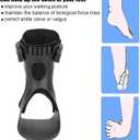 AFO Foot Drop Brace AFO Brace Drop Foot Orthosis for Hemiplegia Stroke Varus Foot Drop Improve Walking Gait, Effective Relieve Pain for Walking with Shoes, Lightweight & Invisible (Large, Right foot)