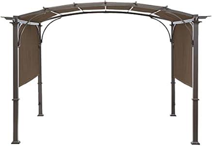Universal Doubleton Steel Pergola Replacement Cover for Pergola Structures L-PG080PST, 85''x 208'' (Brown)