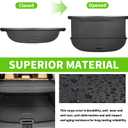 Cargo Cover for Nissan Rogue 2021 2022 2023 2024 2025 Accessories Rear Trunk Cover Rear Trunk Security Cover Shielding Shade, Black, Not for Rogue Sport