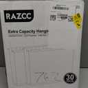 Hanging File Folders, RAZCC 30 Pack Reinforced Hanging Folders Letter Size, Designed for Bulky Files, Filing Cabinet, Adjustable Tabs, Assorted Colors