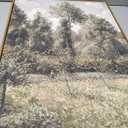 InSimSea Framed Canvas Prints Art Vintage Decor, Bushes Poplars Nature Landscape Paintings, Large Prints, Farmhouse Decor, Classical Wall Decorations for Bedroom Living Room Bathroom, 24"x36"