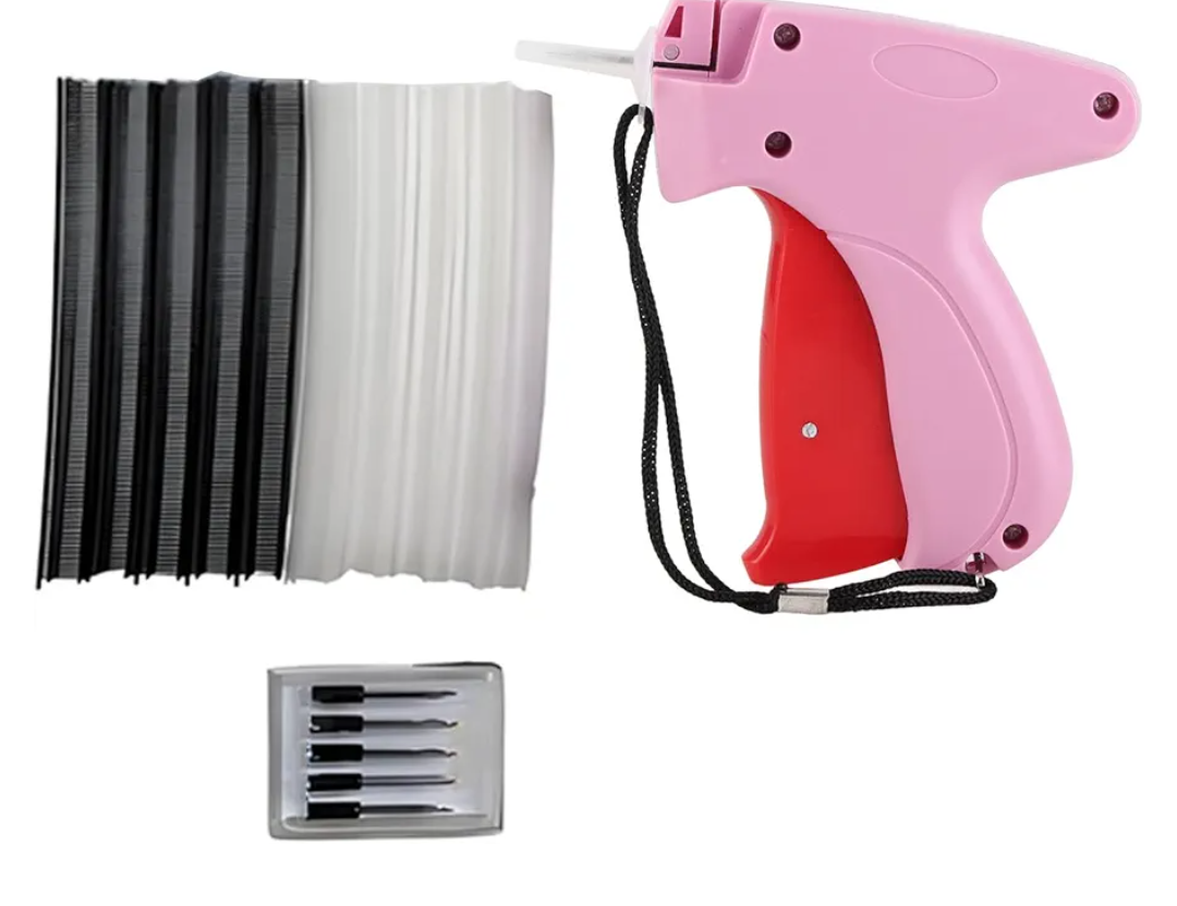 Quick Clothing Fixer Sewing Machine Micro Stitch Tool for Clothes Handheld Garment Sewing Connector for Most Scenarios (Pink)