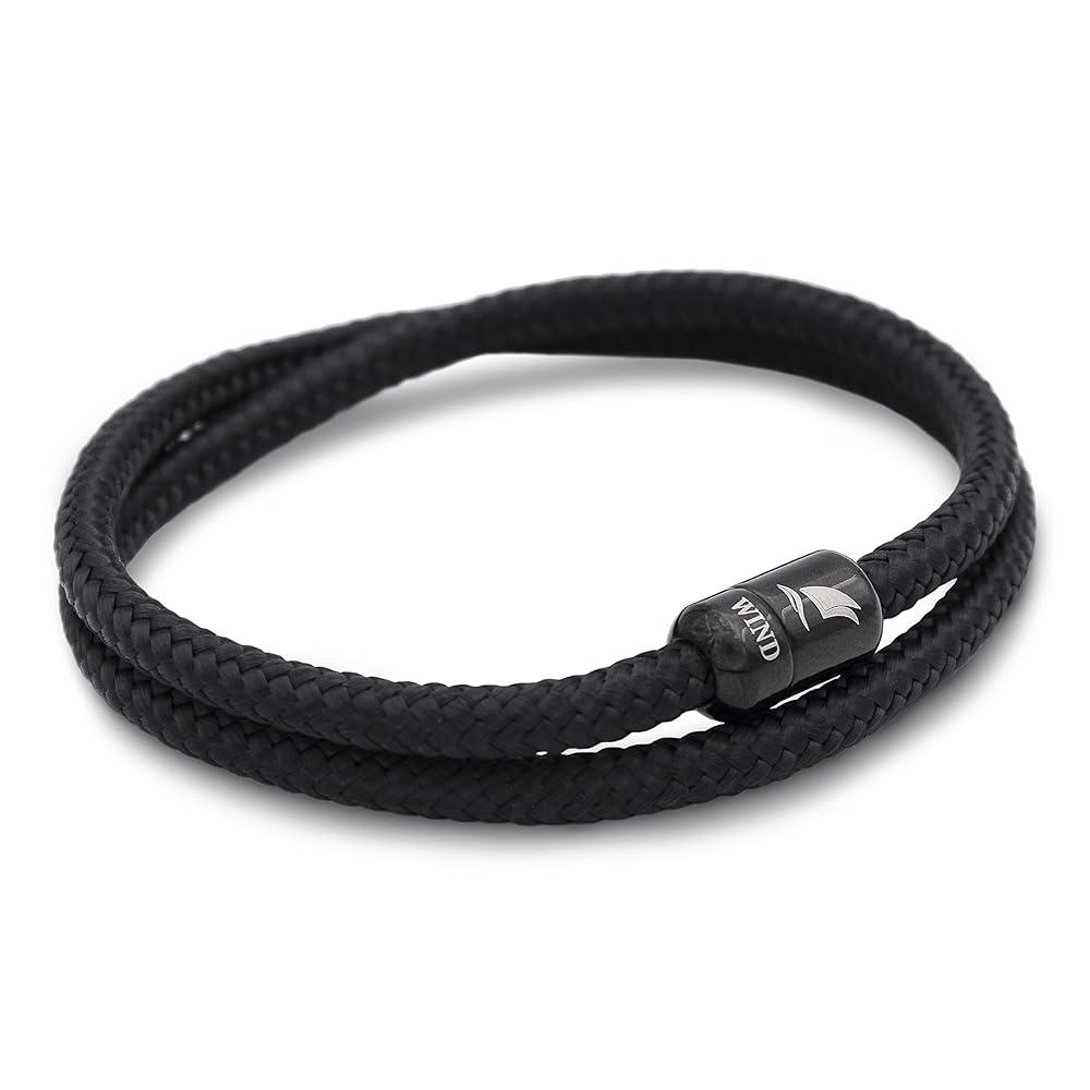 Wind Passion - Men’s Bracelet, Durable Rope Wristband for Men, Versatile Pulseras Para Hombres - Waterproof, Magnetic Clasp, Ideal for Outdoor & Fashion