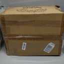 FOCUSLINE 600 Ct Gold Dinnerware Set for 100 Guests - Gold Rimmed Disposable Plastic Plates, Includes 100 Dinner & Salad Plates, Cups, Cutlery Set for Wedding Parties