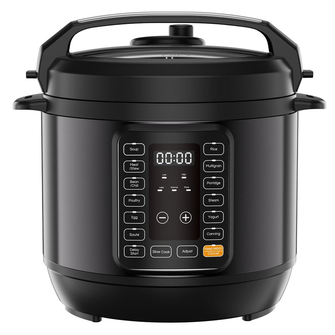 NEWBULIG 8.5 Quart Electric Pressure Cooker, Stainless Steel Multi Cooker Pressure, 24-in-1 Slow Cooker for Rice, Meat Stew, Porridge, Multigrain, Soup, Bean, Bake, Steam, Yogurt Maker