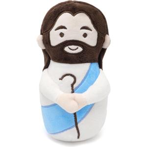 Jesus Plush Stuffed Doll Finding My Friend Jesus Doll 8" Easter Mary Plushies Easter Party Easter Favors Gift for Kids (Blue)