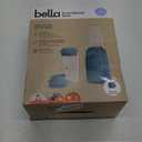 bella Portable Rocket Blender, Juicer & Smoothie Maker, Press & Twist Design, EverGood & BPA Free Dishwasher Safe Parts, 4 Tip Stainless Steel Blade, Cord Wrap, 240 Watt Motor, Surf (1.7 Cup)