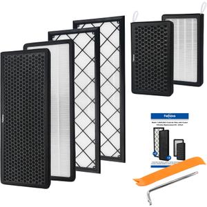 Compatible with Tesla Model Y 2020-2025 Juniper Cabin Air Filter Intake HEPA Filter Kit - Includes Tools & Installation Guide (Set of 6 Packs)