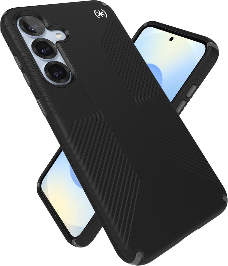 Speck Samsung Galaxy S25 Plus Case - Magnet Case, 13-Foot Drop Protection, No-Slip Grips - Samsung S25 Plus Case Magsafe - Raised Bezel and Enhanced Buttons - Presidio 2 Grip