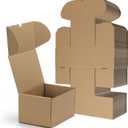 RLAVBL 7x5x4 Small Shipping Boxes Set of 50, Brown Corrugated Cardboard Box for Packing, Mailing, Business