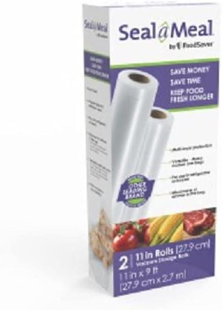 Seal a Meal by Food Saver Two 11 In Rolls Vacuum Storage Rolls