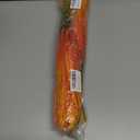 Artificial Fall Fake Outdoor Plants Flowers for Autumn Decoration,10 Bundles Faux Plastic Tall Monkey Grass Greenery UV Resistant Realistic for Home Outside Planter Window Porch Patio Garden (Orange)