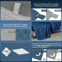 Weighted Blanket King Size 25lbs(88''x104'', Dual-Sided), Reversible King Weighted Blanket with Cozy Warm Velvet & Cooling Tencel Fabric for Adults & Couple All Season - Carry Bag Included, Navy Blue
