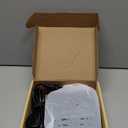 JACKYLED Alarm Clock with 4 USB Chargers Power Strip 3 Outlets 1700J Surge Protector Nightstand Dimmable Digital Clock with Dual Alarm and Snooze Function for Bedroom, Full Screen LED Display (Black)