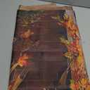 Mocsicka 8x6ft Fall Backdrop for Photography Rustic Wooden Door Autumn Maple Leaves Pumpkins Background Fall Thanksgiving Day Friendsgiving Party Decorations