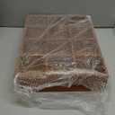 Wooden Farmhouse Makeup Vanity Tray - Rustic Skincare & Perfume Organizer - Bathroom Countertop Storage Box