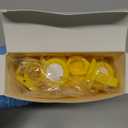 48 Pcs Gold Round Power Rings Game Figure Display Dream Catcher Rings for Cupcake Toppers Birthday Decorations Birthday Party Supplies