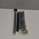 Shower Curtain Rod Adjustable 43-78 inch, 1"Diameter Spring Tension Curtain Rod No Drill, Anti-Rust Non-Slip Shower Rod, Black Shower Curtain Rod for Bathroom Tension