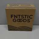 Marble Decorative Bowl - 7.5" White/Grey Solid Marble Centerpiece - Handmade Stone Fruit Bowl - Catch-All or Key Bowl for Kitchen - Modern Minimalist Decor