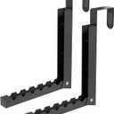 Over The Door Hanger Folding Clothes Drying Rack, Folding Hanging Coat Rack for Indoor Laundry Room Compact Small Space Foldable Portable Clothing Hanger Hook Collapsible- 2 Pack(Black)