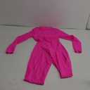 speerise Women Turtleneck Long Sleeve Bodysuit, Adult Stretchy Leotards Tops with Zipper Closure Soft Jumpsuit for Gymnastics (Small, Hot Pink)