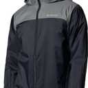Columbia Mens Glennaker Lake II Rain Jacket (Black, L)