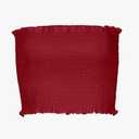 Sexy Women Strapless Elastic Boob Bandeau Tube Tops Bra Lingerie Breast wrap, Size S, Red