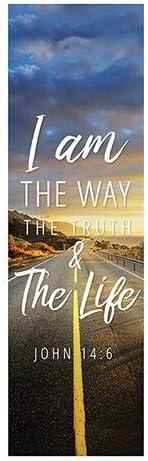 Christian Brands Foundation Series Banner - I Am The Way, The Truth and The Life (2' X 6')