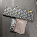 MEETION Foldable Bluetooth Keyboard with Touchpad, 3Device Portable Wireless Keyboard with Numeric Keypad, FullSize Rechargeable Business Travel for iPad Phone Laptop PC iOS Android Windows Mac