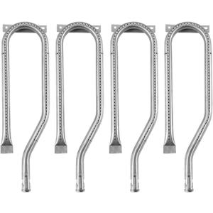 Gas Grill Burner Replacement for Jenn-air Grill Parts 720-0337, 730-0337, 720-0339, 730-0511, 730-0512, 740-0141, Members Mark 720-0586, 15 13/16 inch Stainless Steel Curved Burner, Set of 4, KB867